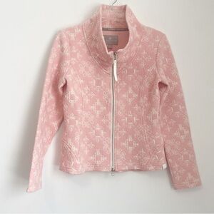 Tonia DeBellis Pink Signature Print Jacket S